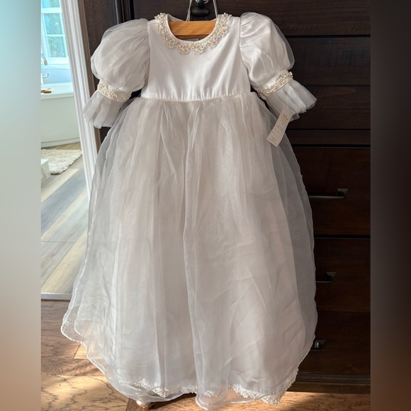 NWT L’ Pety Canar Christening Dress 3 Months - Picture 4 of 14